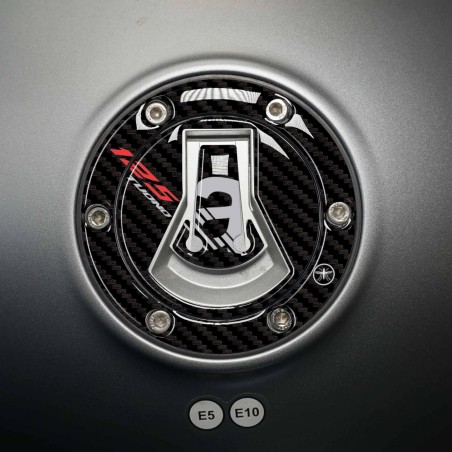 Adesivo 3D Protezione tappo serbatoio moto compatibile con Aprilia Tuono 125