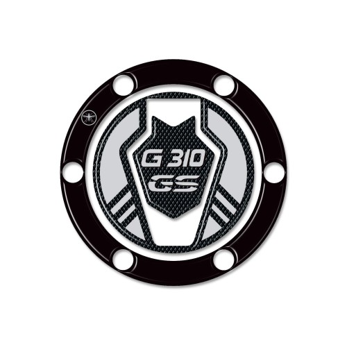3D Aufkleber Motorrad Tankdeckelschutz kompatibel mit BMW G 310 GS 2017-23 2