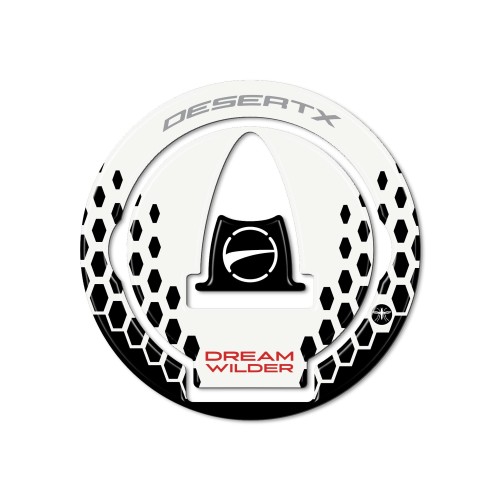 Sticker 3D Tank cap protection motorbike compatible with Ducati DesertX 2
