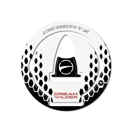 Adhesivo protector tapa depósito moto 3D compatible con Ducati DesertX