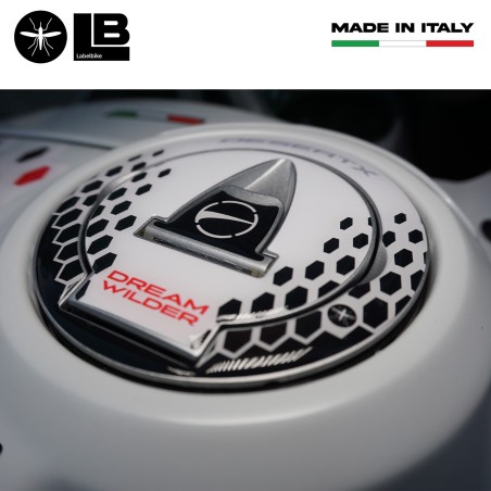 Adhesivo protector tapa depósito moto 3D compatible con Ducati DesertX