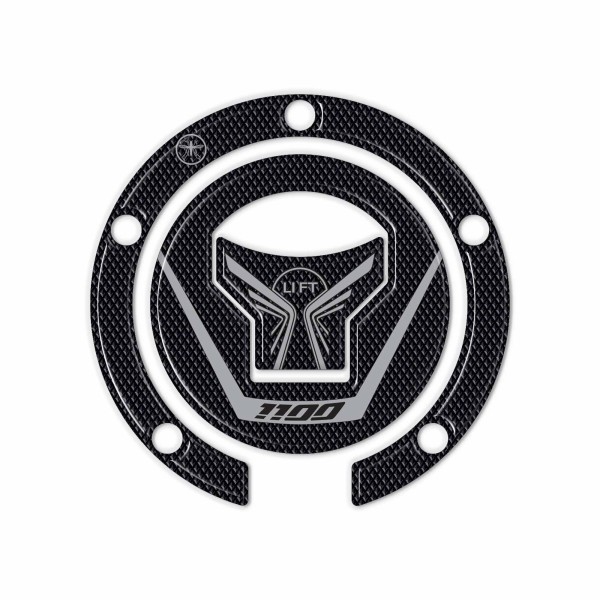 Adesivo 3D Protezione tappo serbatoio moto compatibile con Honda Nt1100 2022-23
