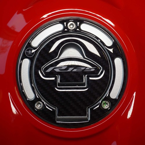 Aufkleber 3D Tankdeckel Schutz Motorrad kompatibel mit Yamaha R125 2019-2025