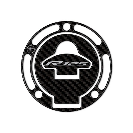 Adesivo 3D Protezione tappo serbatoio moto compatibile con Yamaha R125 2019-2022