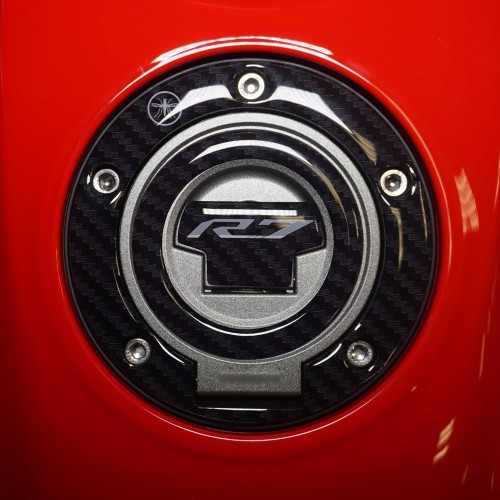 Adesivo 3D Protezione tappo serbatoio moto compatibile con Yamaha R7 2021-2022