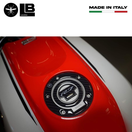 Adesivo 3D Protezione tappo serbatoio moto compatibile con Yamaha R7 2021-2022