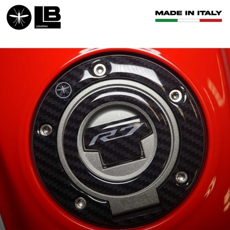 Adesivo 3D Protezione tappo serbatoio moto compatibile con Yamaha R7 2021-2022
