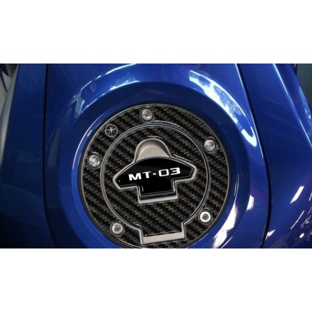 ADESIVO 3D PROTEZIONE TAPPO SERBATOIO MOTO compatibile YAMAHA MT-03 2016-2019 