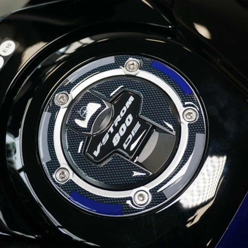 Adesivo 3D protezione tappo serbatoio moto compatibili con Suzuki V-Strom 800DE