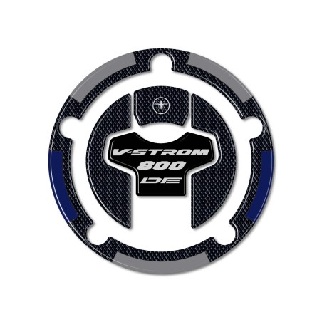 Adesivo 3D protezione tappo serbatoio moto compatibili con Suzuki V-Strom 800DE