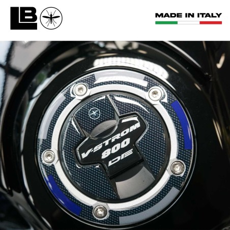 Adesivo 3D protezione tappo serbatoio moto compatibili con Suzuki V-Strom 800DE