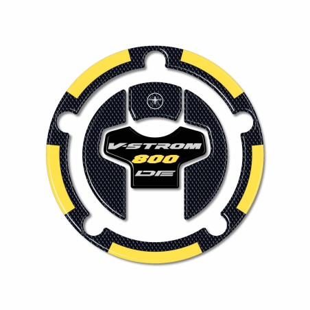 Adesivo 3D protezione tappo serbatoio moto compatibili con Suzuki V-Strom 800DE
