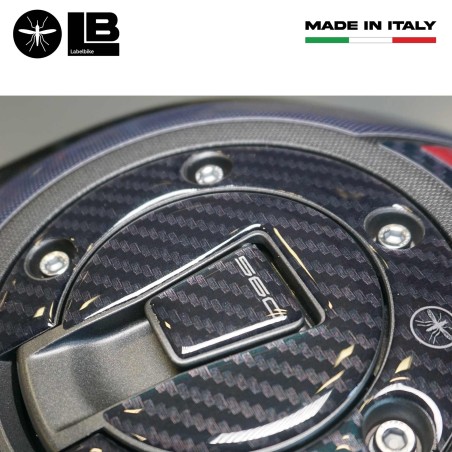 Adesivo 3D Protezione tappo serbatoio scooter compatibile con Yamaha Tmax 2022