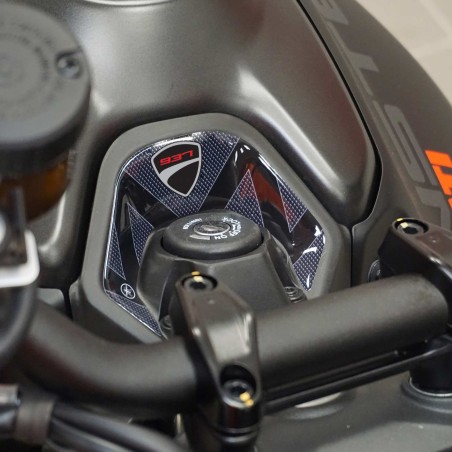 Autocollant de protection de la zone des touches 3D Compatible avec les motos Ducati Monster 937 2021