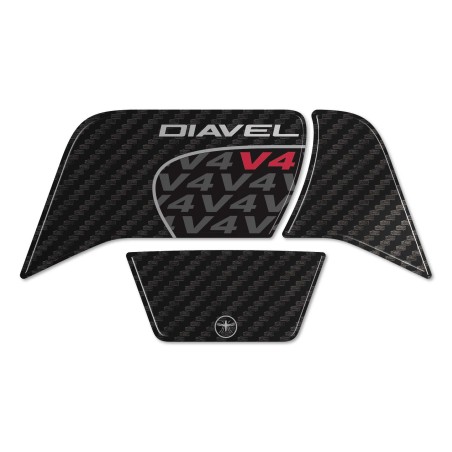 Paraserbatoio Adesivo 3D Protezione moto compatibile con Ducati Diavel v4 2023