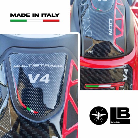 Adesivo 3D Sportello Serbatoio compatibile con Ducati Multistrada V4 2021-2023