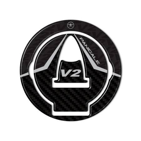 Adesivo 3D Tappo Serbatoio compatibile con moto Ducati Panigale V2 2020-2024