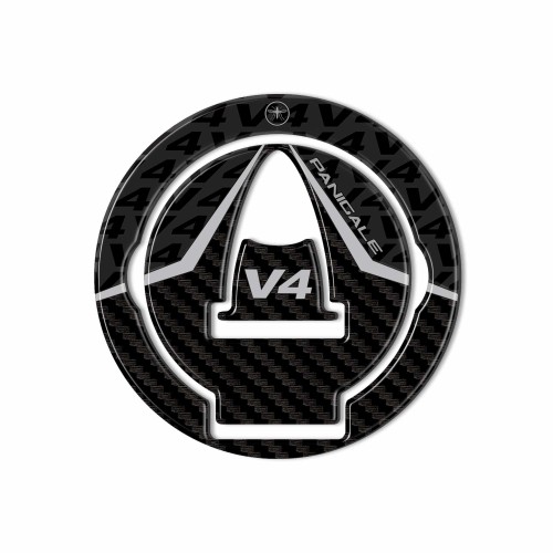 Adesivo 3D Tappo Serbatoio compatibile con moto Ducati Panigale V4 2018-2022 2