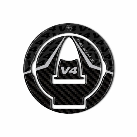 Adesivo 3D Tappo Serbatoio compatibile con moto Ducati Panigale V4 2018-2022