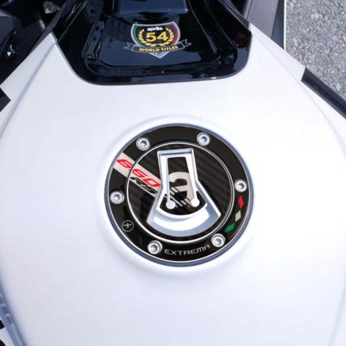 Adesivo 3D tappo serbatoio moto compatibile con Aprilia RS 660 Extrema 2023-24