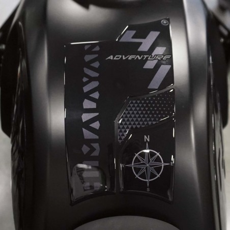 Adesivo Gel 3D Paraserbatoio Moto compatibile con Royal Enfield Himalayan 411