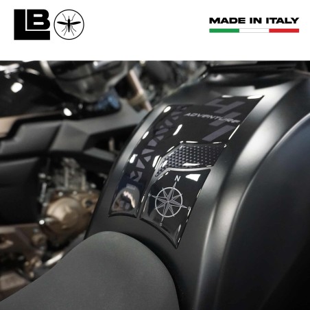 Adesivo Gel 3D Paraserbatoio Moto compatibile con Royal Enfield Himalayan 411