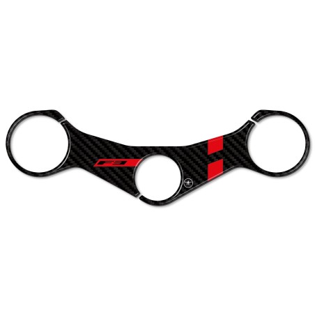 Adesivo gel 3D Piastra forcella sterzo compatibile con moto Mv Agusta F3 2021
