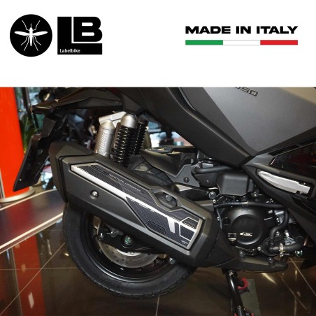Adesivo gel 3D protezione Carter Marmitta compatibile con Honda ADV350 2022-2023