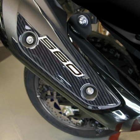 Adesivo gel 3D protezione carter marmitta compatibile Yamaha Tmax 560 2020-22