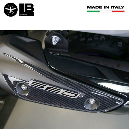 Adesivo gel 3D protezione carter marmitta compatibile Yamaha Tmax 560 2020-22
