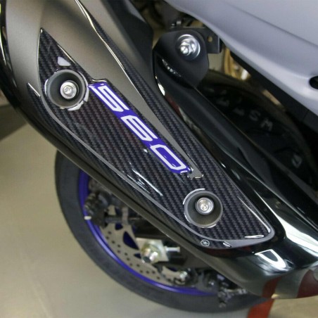 Adesivo gel 3D protezione carter marmitta compatibile Yamaha Tmax 560 2020-22