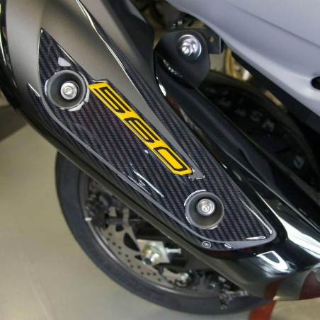 Adesivo gel 3D protezione carter marmitta compatibile Yamaha Tmax 560 2020-22