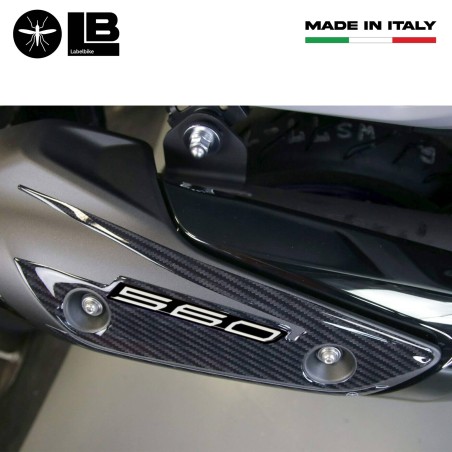 Adesivo gel 3D protezione carter marmitta compatibile Yamaha Tmax 560 2020-22