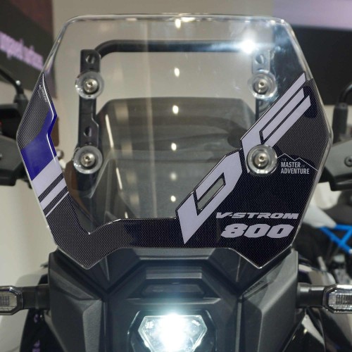 Adesivo Gel 3D Protezione cupolino moto compatibile con Suzuki V-Strom 800DE