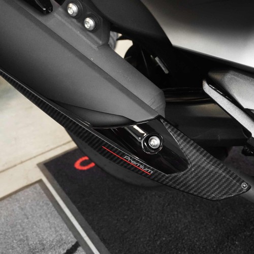Adesivo Gel 3D Protezione marmitta scooter compatibile con Kymco Ak550 Premium
