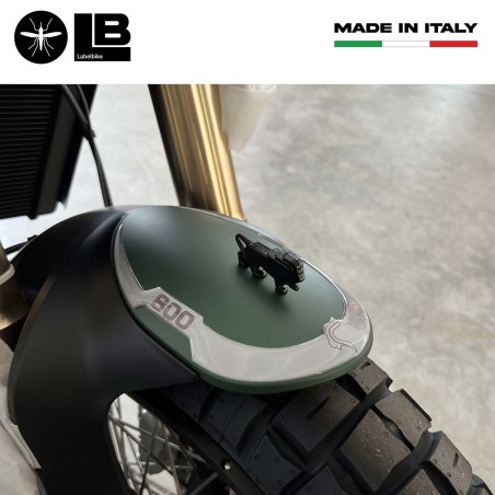 Adesivo gel 3D Protezione parafango compatibile con Benelli Leoncino 800 Trail