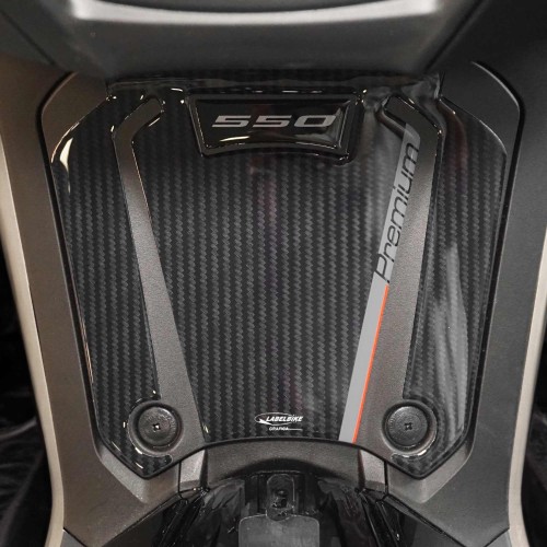 Adhesive Gel 3D Footboard Protection Scooter compatible with Kymco Ak550 Premium