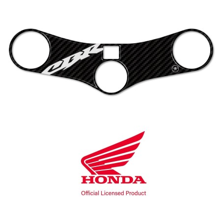 Adesivo Honda protezione piastra sterzo forcella moto cbr600rr 2005-06 bianco