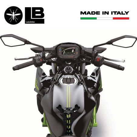 Adesivo in Gel 3D Protezione Paraserbatoio compatibile con Kawasaki Z650 2021