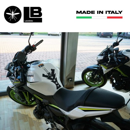 Adesivo in Gel 3D Protezione Paraserbatoio compatibile con Kawasaki Z650 2021