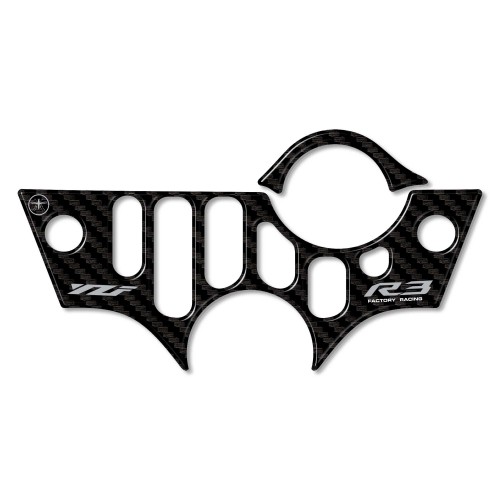 Adesivo in gel 3D Protezione Piastra Sterzo Moto compatibile Yamaha R3 2019-2021