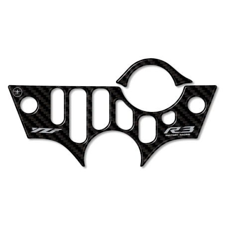 Adesivo in gel 3D Protezione Piastra Sterzo Moto compatibile Yamaha R3 2019-2021