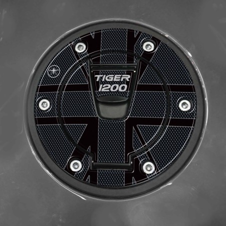 Pegatina 3D Tapa depósito protección moto compatible con Triumph Tiger 1200