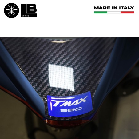 3D resin sticker tail protection compatible with Yamaha Tmax 2022-2025