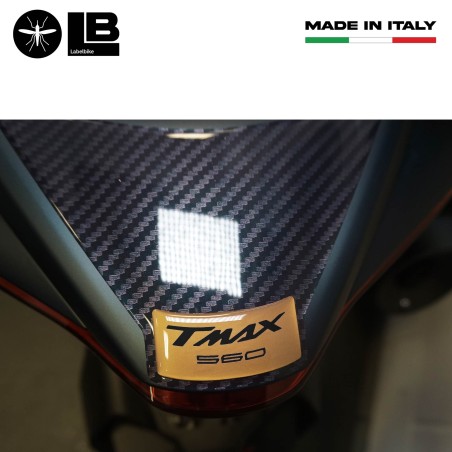 Adesivo in resina 3D protezione codino compatibile con Yamaha Tmax 2022-2023