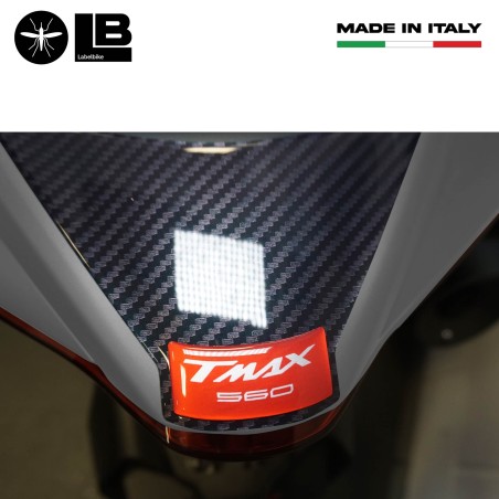 Adesivo in resina 3D protezione codino compatibile con Yamaha Tmax 2022-2023