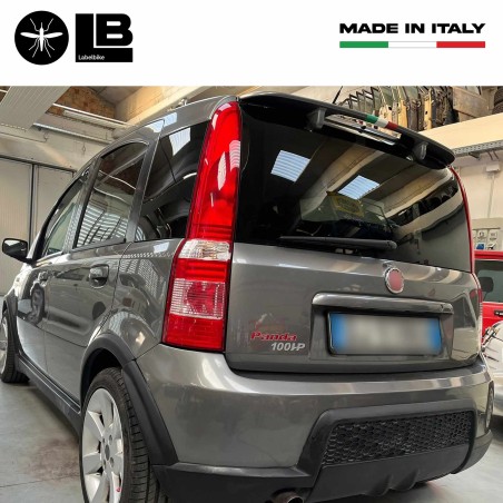 Harz-Gel-Aufkleber 3D geschrieben Panda 100 PS Auto-Emblem kompatibel mit Fiat
