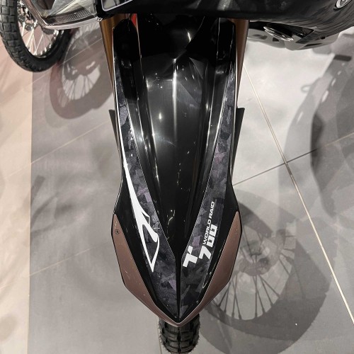 Adesivo Parafango alto moto compatibile con Yamaha Tenere 700 World Raid - Nero