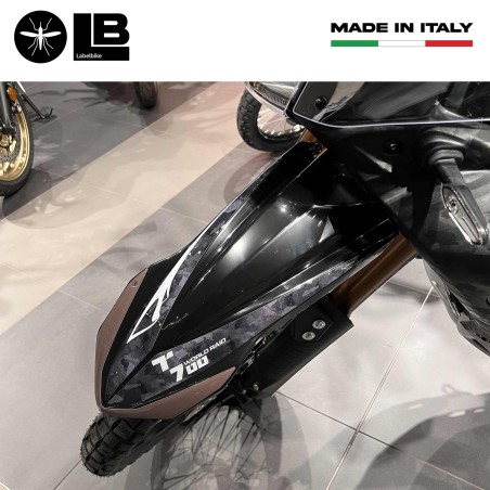 Adesivo Parafango alto moto compatibile con Yamaha Tenere 700 World Raid - Nero