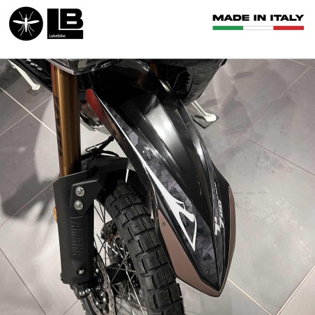 Adesivo Parafango alto moto compatibile con Yamaha Tenere 700 World Raid - Nero